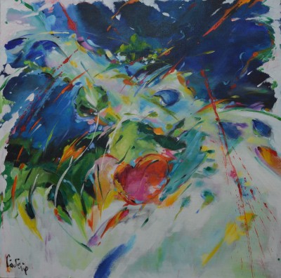 La rivière et les Fleurs